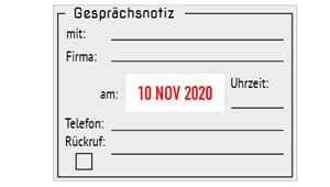 Expert Line Dater 3860 - Stempelbild