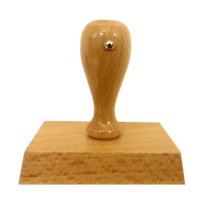 Kontierungsstempel L - Abdruckgröße 75x15 mm als Holzstempel