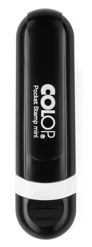 Mini Pocket Stamp - 39 x 10 mm | 3 Zeilen Mini Pocket Stamp - 39 x 10 mm | 3 Zeilen