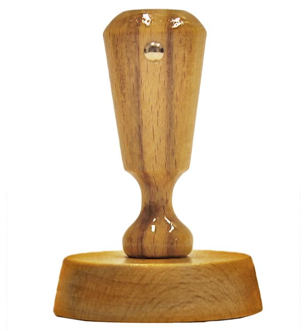 Holzstempel Ø 55 mm - geeignet für 8 Zeilen