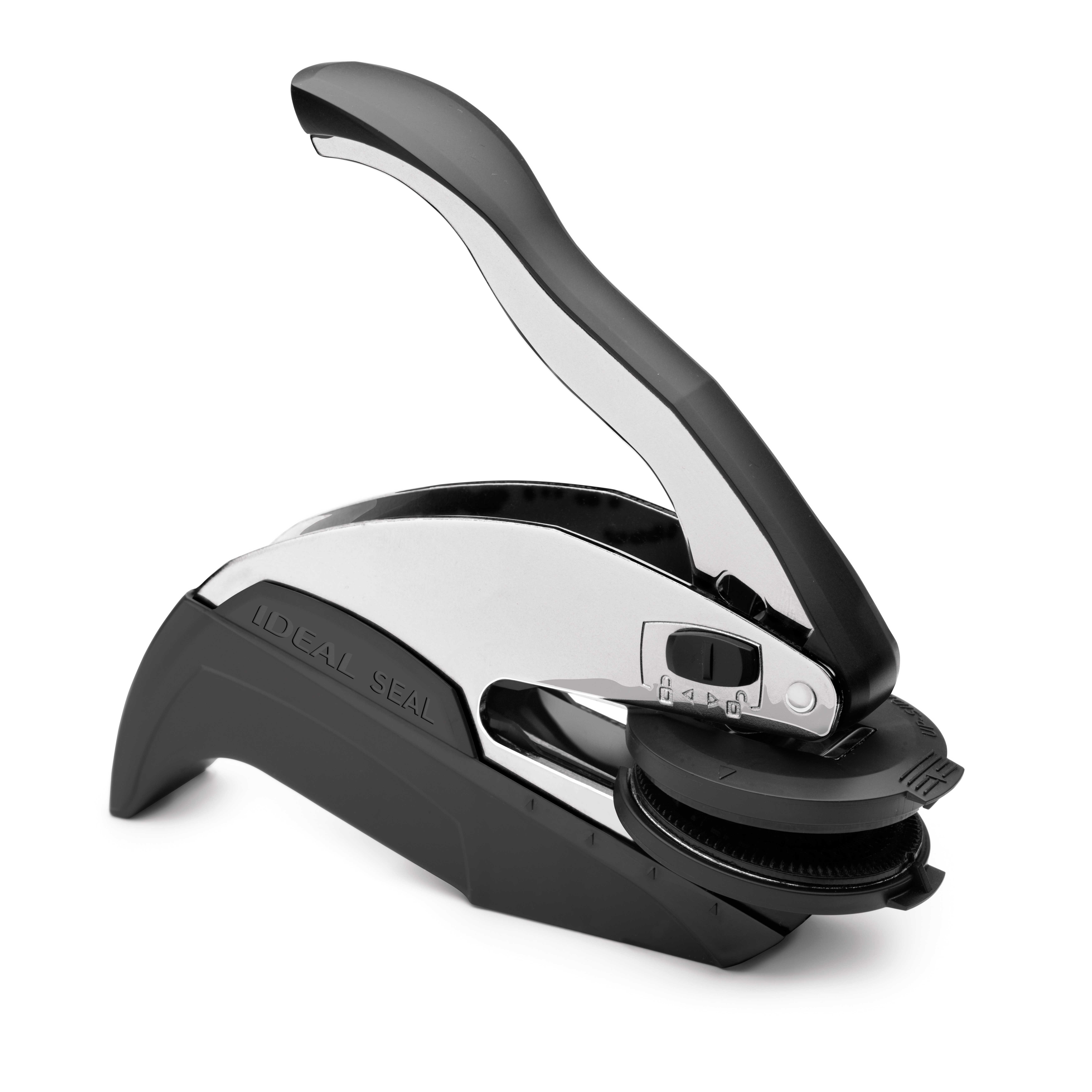 Ideal Seal Ø-41 mm - inkl. Textplattenhalter (Ø 41 mm) und Klischee (Prägeplatte).